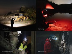 Fenix HL45R 1000 Lumen Zoomable Rechargeable Dual Fuel AAA Compatible Headlamp