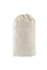 Canvas Laundry bag, Washable backpack, Adjustable X-Large, BEIGE