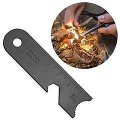 3 in 1 Black Ferro Rod Scraper 15PCS Ferro rods Magnesium Rods Striker