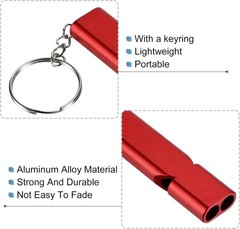 120db Loud Emergency Survival SOS Whistle Camping Hiking Keychain Outdoor New