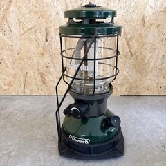 Coleman 2000-750J Vintage Lantern Green Camping BBQ Excellent Condition
