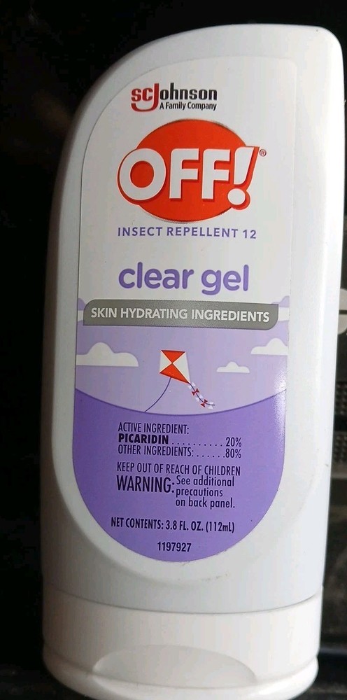 OFF! Clear Gel Insect Repellent 12 With Skin Hydrating Ingredients 3.8 Fl 14CT