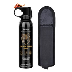 Feloiy Bear Spray Self Defense w/ Holster, 11 oz Cans, 20 ft Range NEW