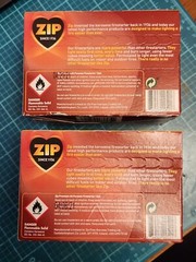 Zip Premium All Purpose FIRESTARTER CUBES 12 Per Box (24 Total) Lot Of 2