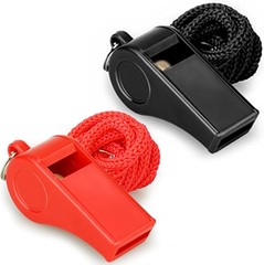 Whistle with Lanyard, Loud Crisp Sound Plastic Sports Whistles for Coaches,