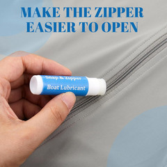 Snap and Zipper Lubricant, Wax Marine Lube Maintenance Supplies for Boat Vinyl