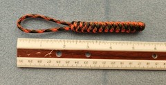 550 Paracord Keychain ID Lanyard Knife Multitool USA Orange Blaze Camo