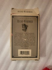 Restoration Hardware Pocket Hand Warmer Original Package Since 1955