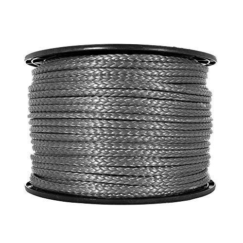 12-Strand DYMAX Rope | Gray | 10, 25, 50, 100, 600 ft | ½, ¼, 1/8, 3/8, 5/16