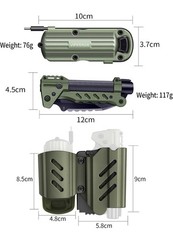 VIPERADE VAK6 Survival Multitool with Folding Knife, LED Flashlight and Pul…