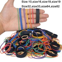 HAIDIBAO-Rubber Bands Assorted Sizes multicolor Elastic Rubber Multicolor