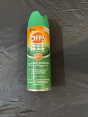 2 ~Off! Deep Woods Insect Repellent V Aerosol Spray Long Lasting Protection 6 oz