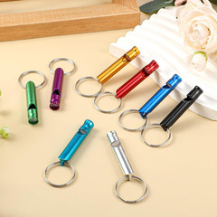 200Pcs Emergency Whistles with Keychains, Aluminum Extra Loud Survival Whistle,