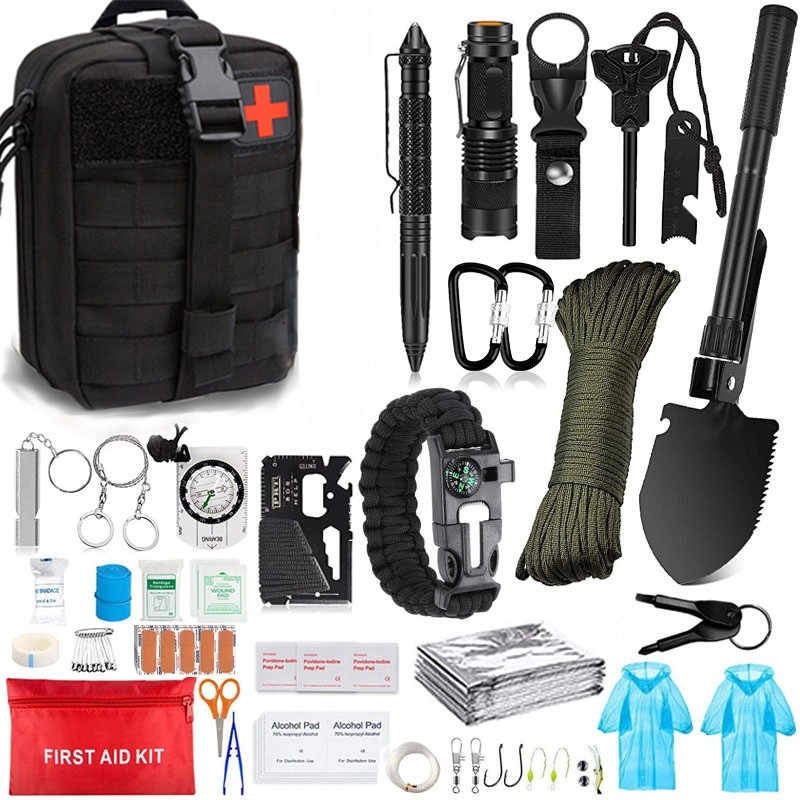 Tactical MOLLE Medical First Aid Kit Military Combat Trauma Kit EDC Bag