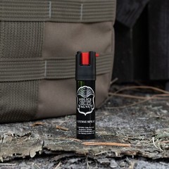 2 PACK Black Police Magnum pepper spray .75oz Tactical Self Defense Security