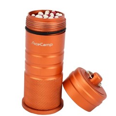 AceCamp Waterproof Matchbox Canister, Airtight Match Container, Watertight Box K