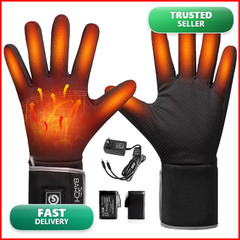 Barchi Heat Heated Gloves Liners Warm Heated Glove For Men Comfortable Winter