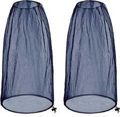 2 Pack Ultra Large Mosquito Net 42X25 Inches Mosquito Head Net Oversized Insect