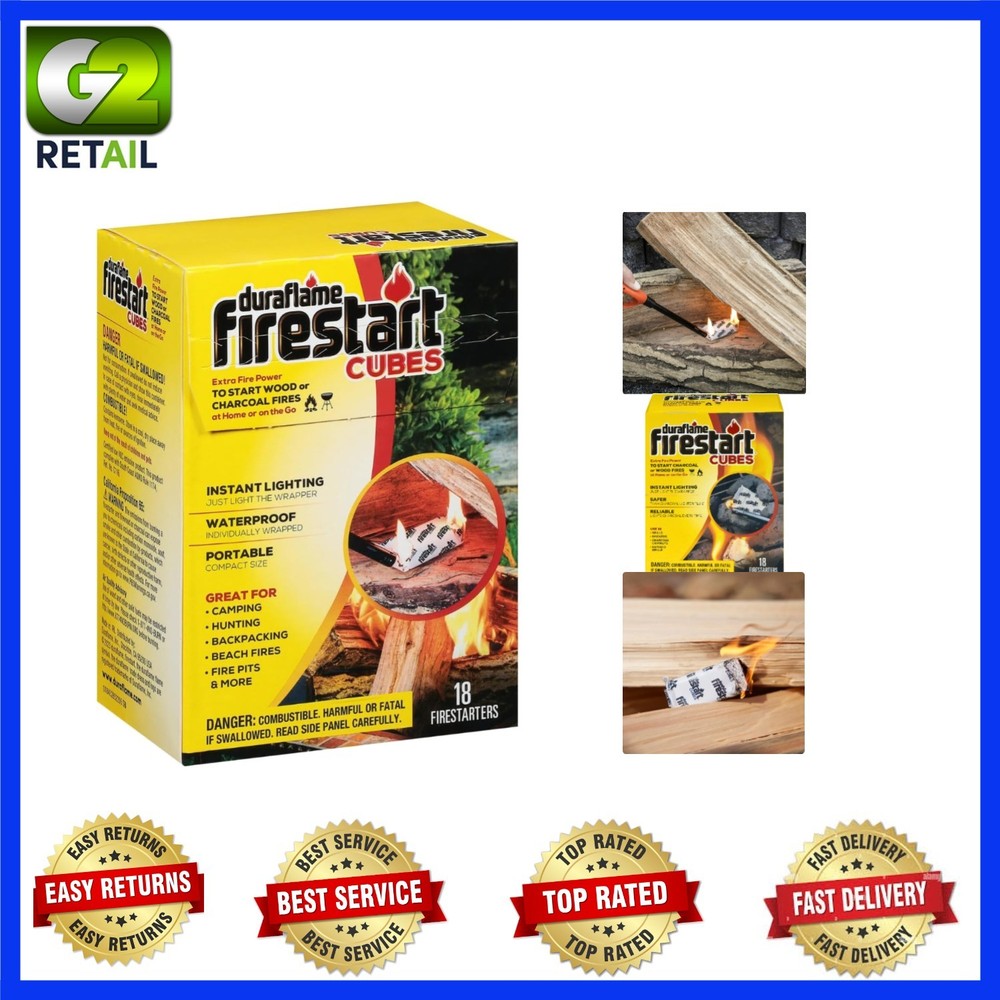18 Eco-Friendly Firestart Cubes – Clean-Burning Firelighters for Home Use