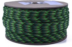 Neon Green Flame Paracord 550 Type III 250 Foot Spool Nylon Survival Crafting