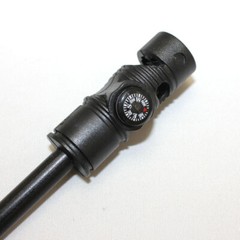 4 in 1 Outdoor Survival Flint Fire Starter Magnesium Fire Starter Rod, USA Ship