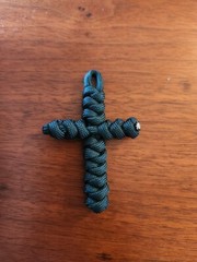 Handmade Cross 550 Paracord Key Chain/Hanger High Quality Made in USA