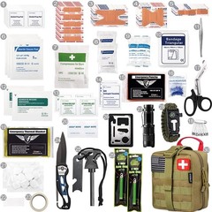 EVERLIT 250-Pc Survival First Aid Kit, IFAK Emergency Gear for Outdoor