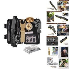 TRSCIND T-93169547 Survival Kit 11 in 1 Fishing Hunting Camping Accessories