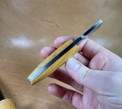 Bushcraft Camping Survival Firesteel Ferro Rod Osage Orange Striker Scraper Set