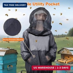 Full Body Mosquito Bug Suit Jacket Pants Gloves Socks Gardening Fishing Hiking