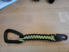 Zombie Multi color paracord lanyard with ITW Style Carabiner Swivel hk hook