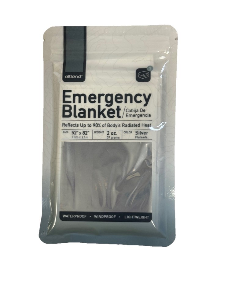 *NEW* Altland Emergency Blanket Pack Of 6 52” x 82” All-Weather Survival Blanket