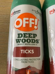 5 Cans OFF Deep Woods Insect Repellent V TICKS 25% Deet Maximum 6 Oz Each NEW