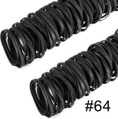 Rubber Bands Black Size #64 about 0.5 Lb 110 Pcs Tactical Rubber Bands for Offic