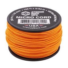 ATWOOD USA braided Micro Cord 1.18mm 28 colours small batch – 5m, 10m, 20m, 38m