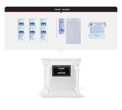 4 Person Necessity Survival Kit, Bucket and Lid