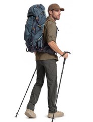 Moosehill Men’s Hiking Pants: Quick Dry Water Resistant 32W x 30L, Dark Grey