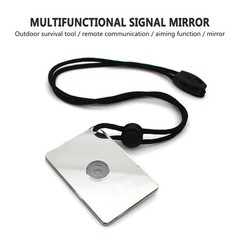 Survival Signal Mirror Emergency Rescue Outdoor Marine Kayak Mirror Reflection S