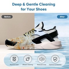 M-Better Shoe Washing Machine Bag 2 Pack-Reusable Laundry XX-Large, White
