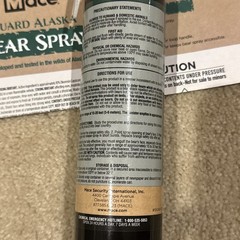Mace Guard Alaska 9 oz. Bear Repellent Survival Spray Deterrent READ