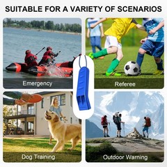 Emergency Survival Whistle, Loud 120+ dB Aluminum Alloy Metal Safety Whistle …