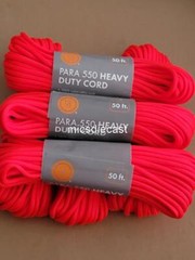 Survival Camping Hike Paracord 550 Multi Color Paracord 50 ft (15m) FREE SHIP