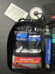 SURVIVAL Handy First Aid KIT with MOLLE System, Ideal for Hiking, Camp 2 Panel
