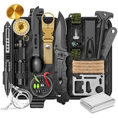 Gifts for Men Him Dad, Survival Kit and Equipment 25 Pcs, 97.18 cubic»