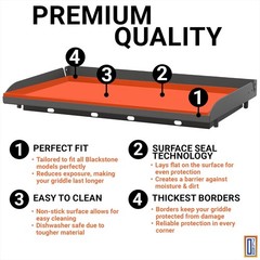 36″ Premium Silicone Griddle Mat for Blackstone 36 Inch Grill, Heavy Duty Foo…