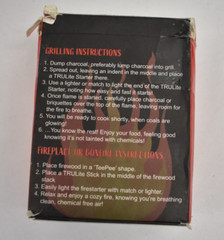 TruLite Premium Fire Starter Sticks All Weather Odorless 20 Piece For Fire Pit