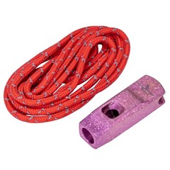 120dB Titanium Whistle for Emergency, Survival, Camping & Sports Loudest Safe…