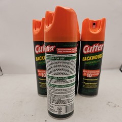 Pack OF 4 | Cutter Backwoods Insect Repellent 6 Ounces, Aerosol EPA 305-51-121