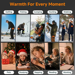 Hand Warmers Rechargeable, Electric Warmer Reusable, 1 Pack, Black 1Pack