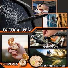 Dusor 19 in 1 Survival Kit Gifts for Men, Father’ s Day Gifts from Daughter S…